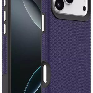 ProGrip purple phone case for iPhone 17 Pro - Angle