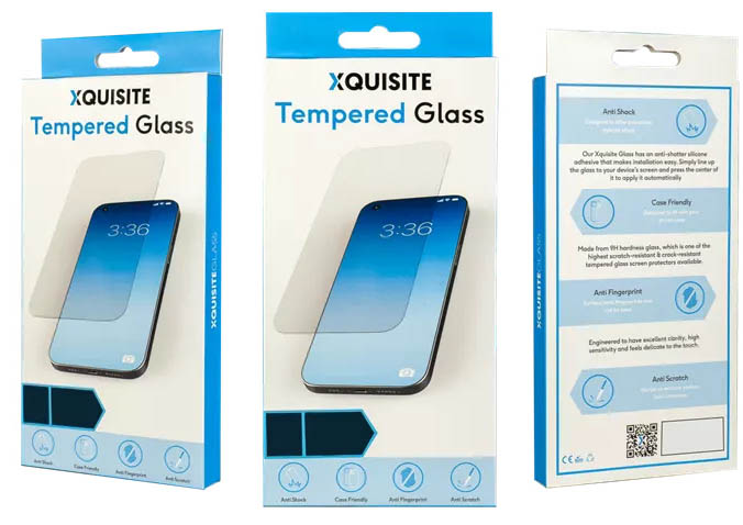 Xquisite protective tempered glass for iphone 17 pro max - box all sides