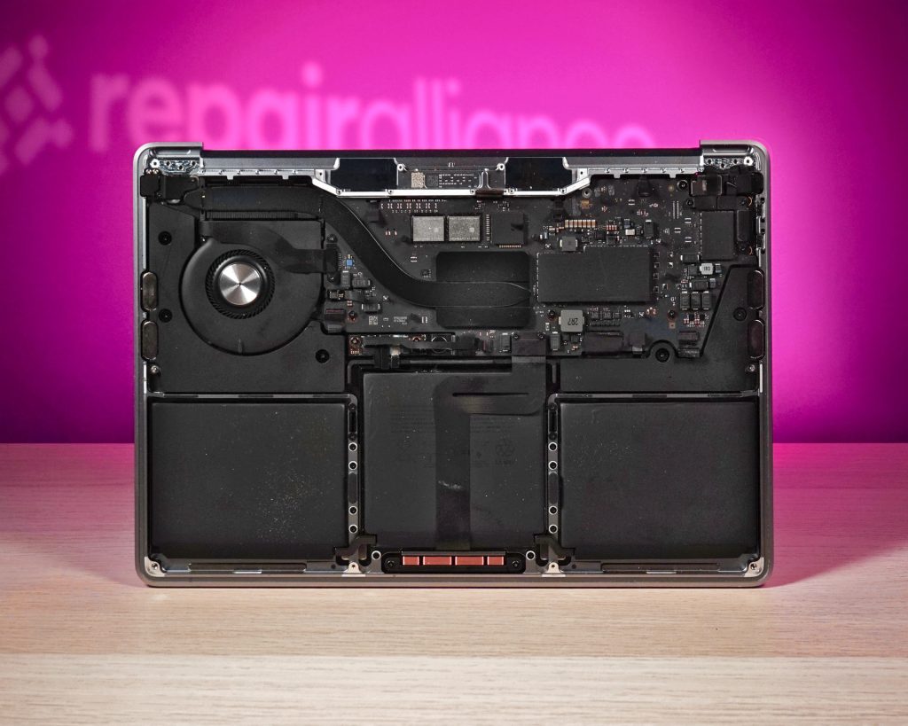 Apple macbook pro undergoing repair in dundee