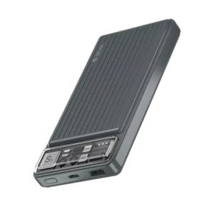 Devia - 10,000mAh Dual Port LED Indicator Mini Powerbank - Grey