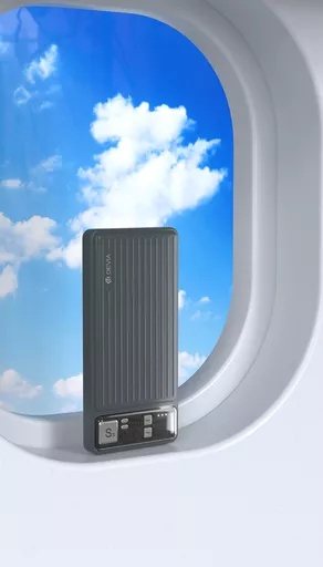 Devia - 10,000mah dual port led indicator mini powerbank - ivory - image 8