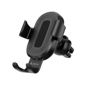 Devia - 10W Wireless Charging Gravity Sensor Air Vent Car Holder - Black