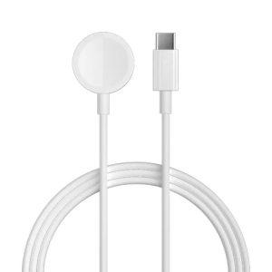 Devia - 1m (1A) USB-C to Magnetic Cable for Apple Watch - White