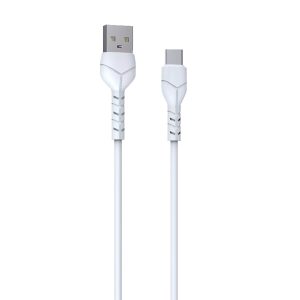 Devia - 1m Basic (2.1A) USB to USB-C Cable - White
