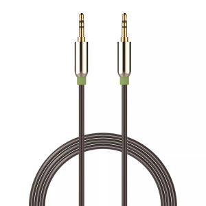 Devia - 1m Mesh Armour Auxiliary Cable - Black