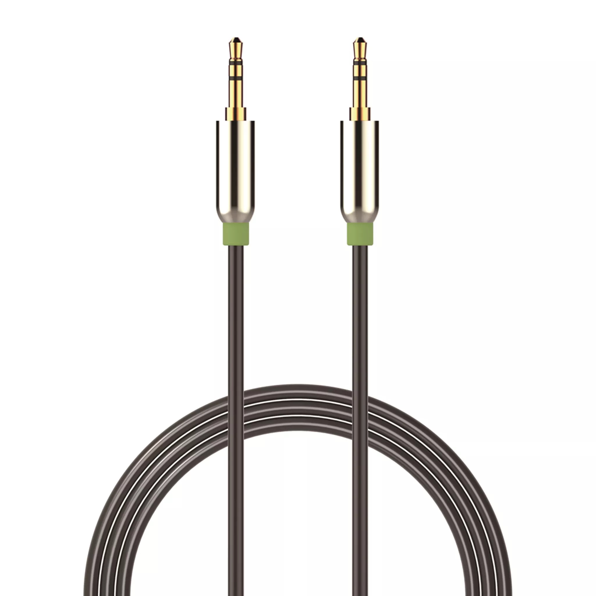 Devia - 1m mesh armour auxiliary cable - black
