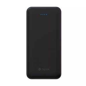 Devia - 20,000mAh Kintone Dual Port LED Indicator Powerbank - Black