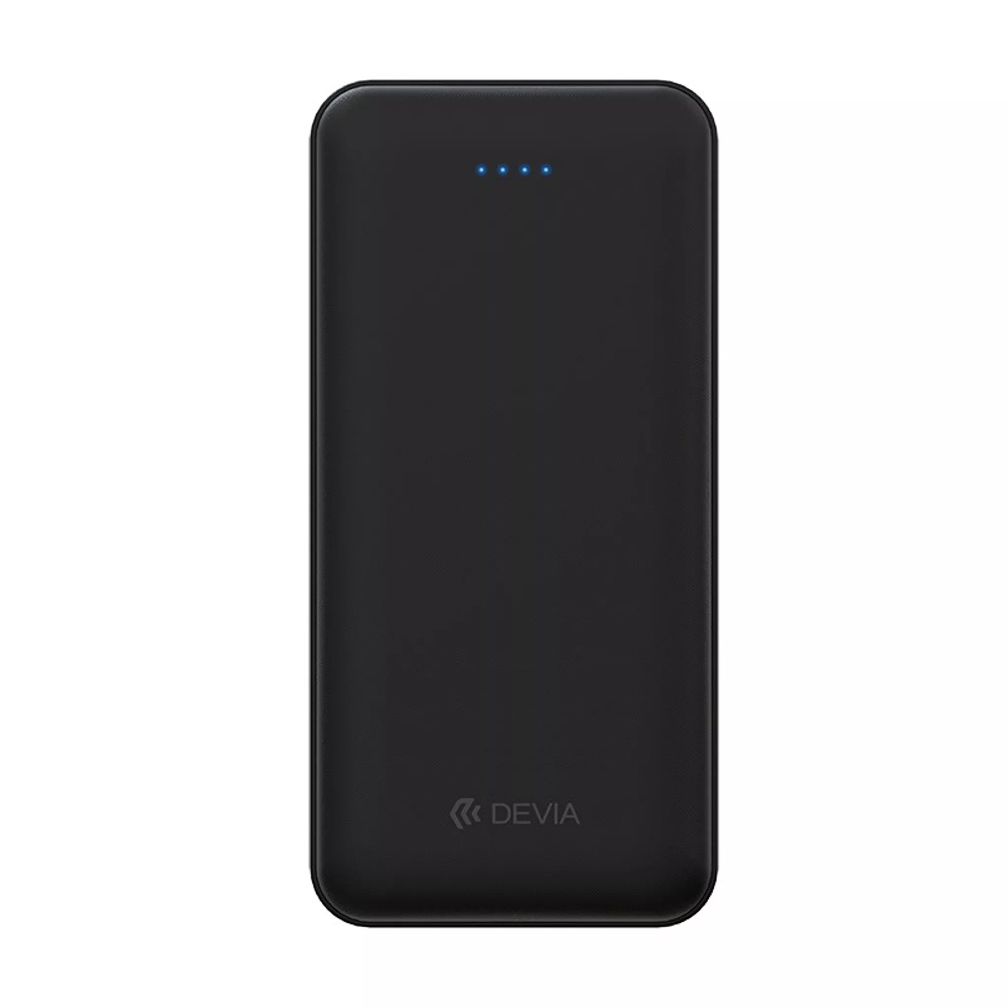 Devia - 20,000mah kintone dual port led indicator powerbank - black
