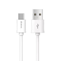 Devia - 2m (2. 1a) usb to usb-c cable - white - image 7