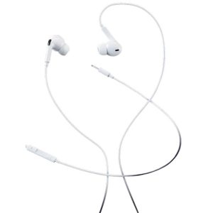 Devia - 3.5mm In Earphones with Microphone & Volume Control - White