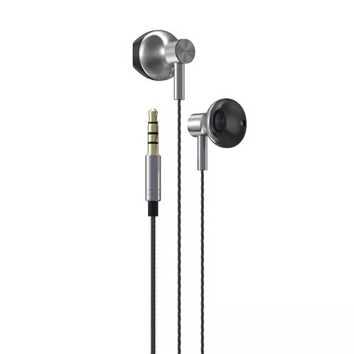 Devia - 3. 5mm metal earphones with microphone & volume control - black - image 9