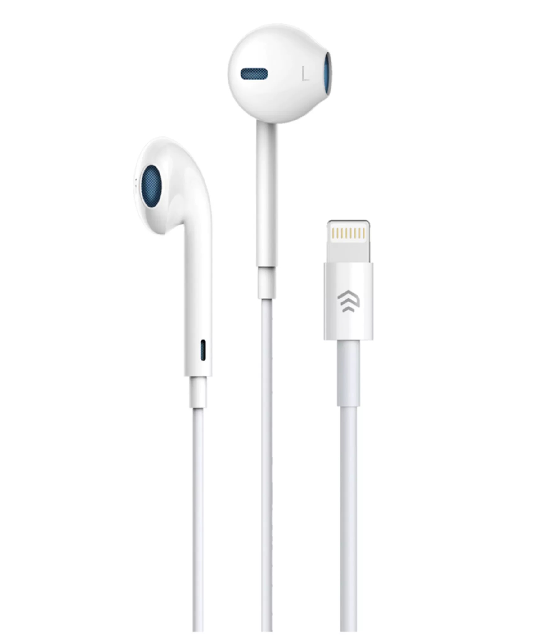 Devia - non-mfi lightning bluetooth earphones with microphone & volume control - white - image 5