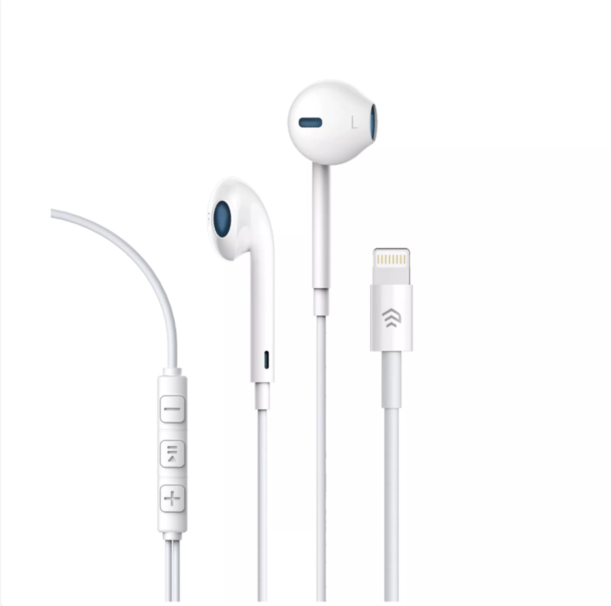 Devia - non-mfi lightning bluetooth earphones with microphone & volume control - white - image 6