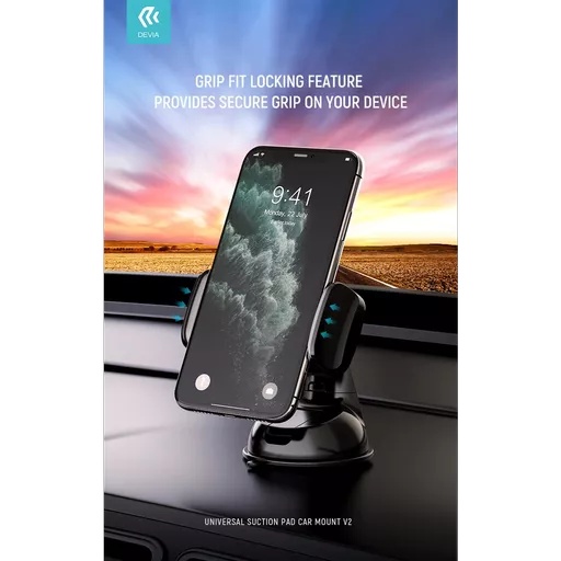 Devia - sturdy universal car mount holder - black - image 5