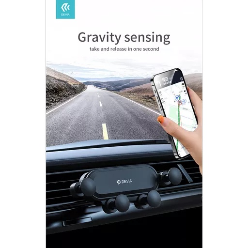 Devia - universal gravity car vent holder - black - image 4