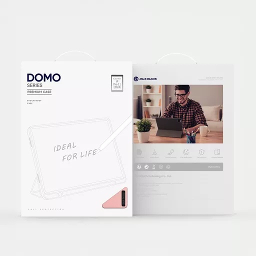 Dux ducis - domo tablet case for ipad pro 11 (2024) - pink - image 13