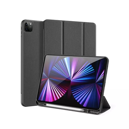 Dux ducis - domo tablet case for ipad pro 12. 9 (2020/2021/2022) - black - image 2