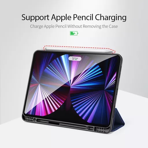 Dux ducis - domo tablet case for ipad pro 12. 9 (2020/2021/2022) - blue - image 9