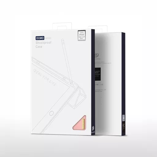 Dux ducis - domo tablet case for ipad pro 12. 9 (2020/2021/2022) - pink - image 13