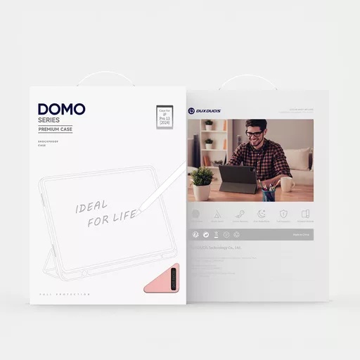 Dux ducis - domo tablet case for ipad pro 13 (2024) - pink - image 13