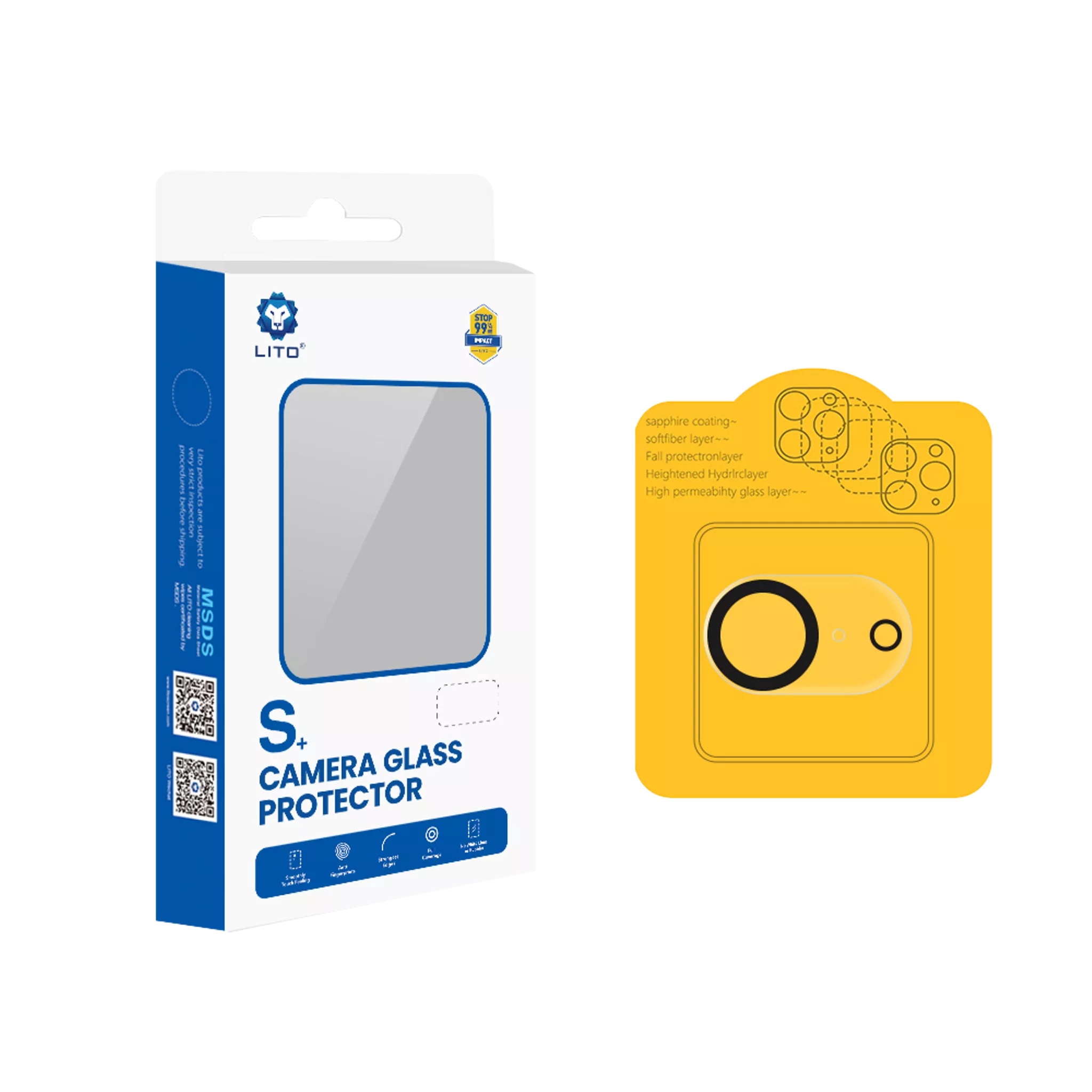 Lito - camera lens glass for iphone 16e