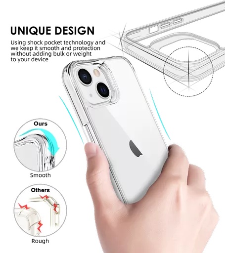 Phone case - proair for iphone 13 mini - clear - image 11