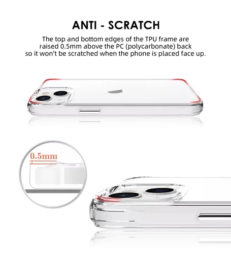 Phone case - proair for iphone 13 mini - clear - image 8