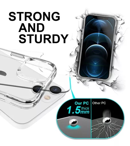 Phone case - proair for iphone 13 mini - clear - image 9