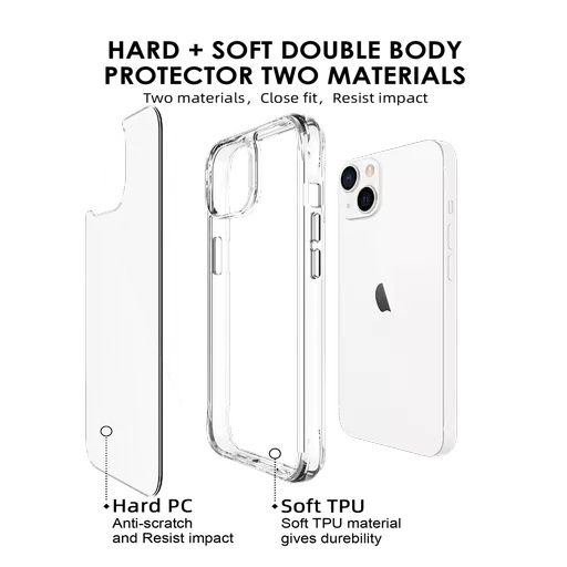 Phone case - proair for iphone 14 plus - clear - image 4