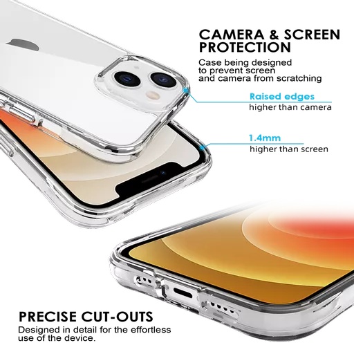 Phone case - proair for iphone 14 plus - clear - image 5