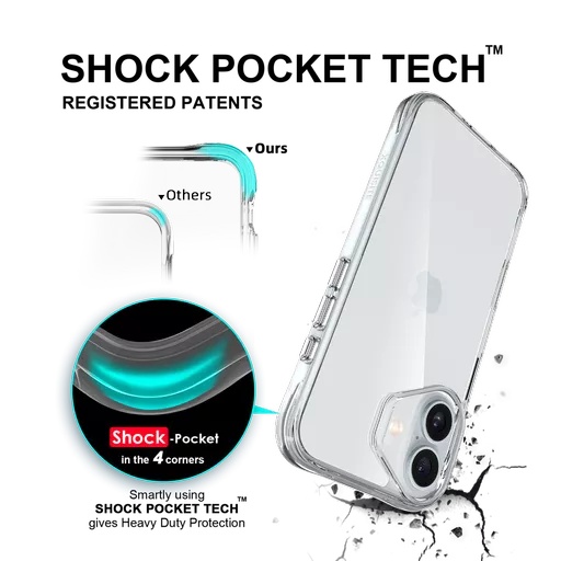 Phone case - proair for iphone 16 - clear - image 6