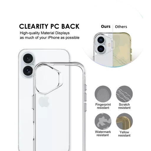 Phone case - proair for iphone 16 - clear - image 12