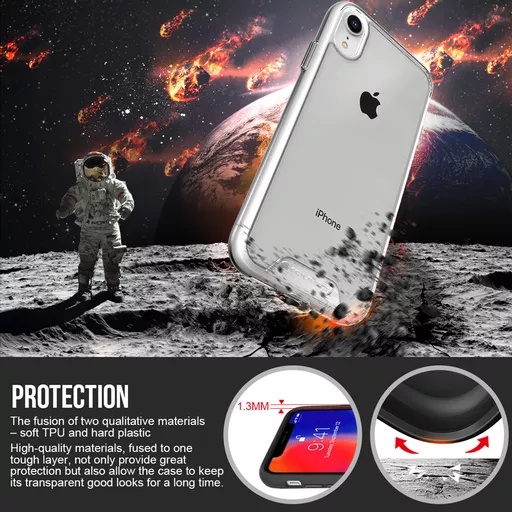 Phone case - proair for iphone xr - clear - image 6