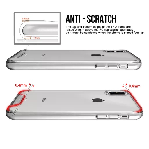 Phone case - proair for iphone xs max - clear - image 2