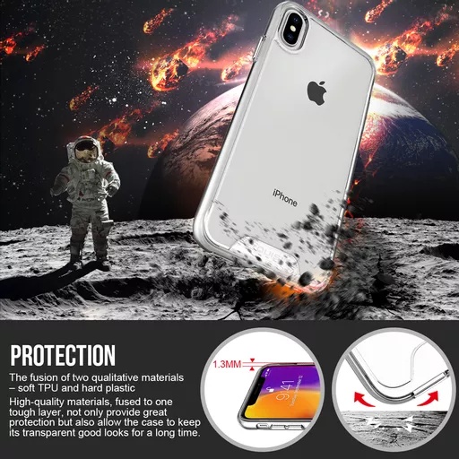 Phone case - proair for iphone xs max - clear - image 5