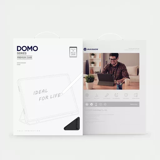 Dux ducis - domo tablet case for ipad pro 13 (2024) - black - image 13
