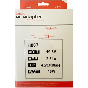 19. 5v 2. 31a 4. 5 x 3. 0 compatible laptop charger - image 2