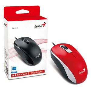 Genius DX-110 Optical USB Mouse - Red