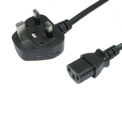 "kettle" lead - mains lead with 13-amp compatible plug