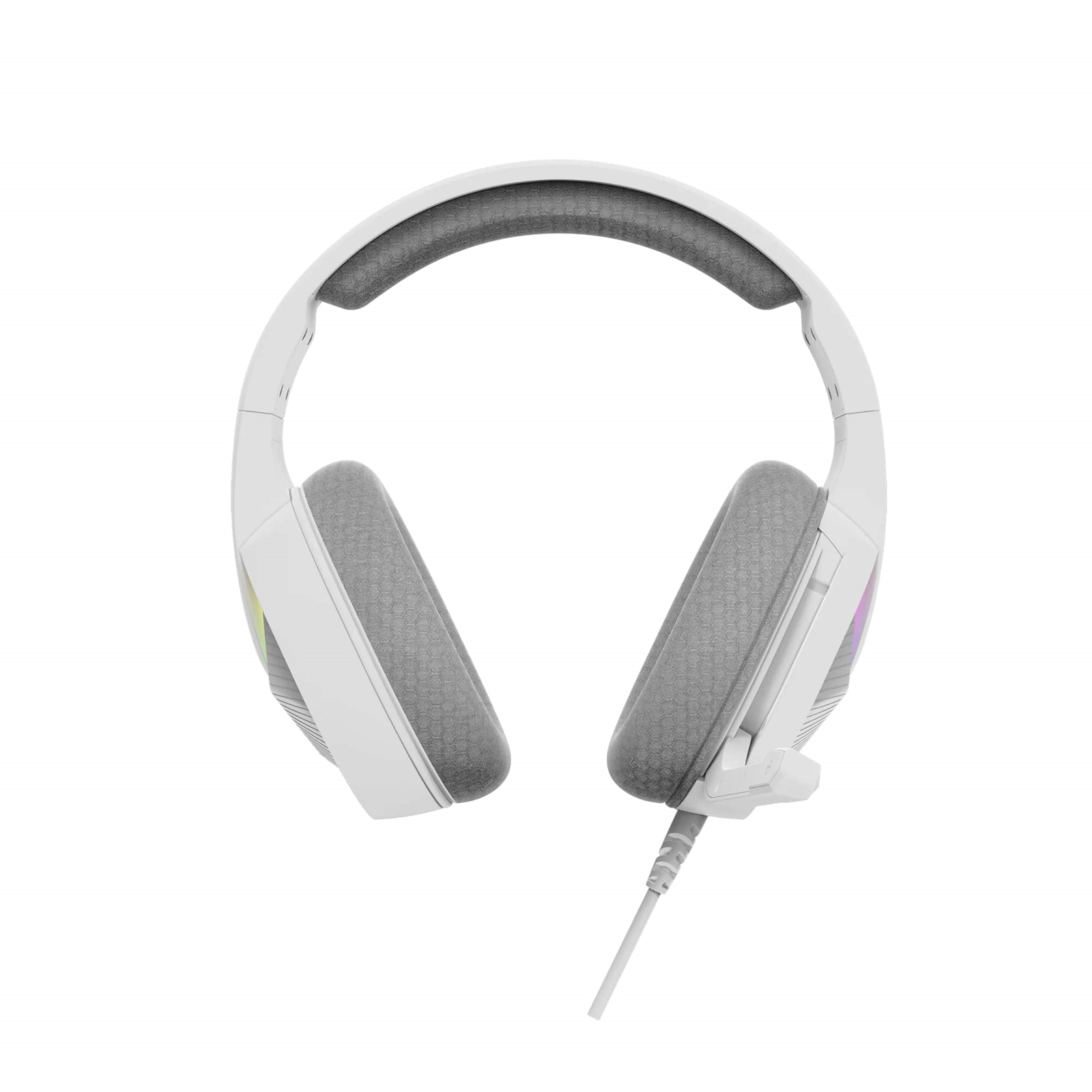 Marvo scorpion h8618 tactic 40 usb 2. 0 wired gaming rgb headset (white) - image 6
