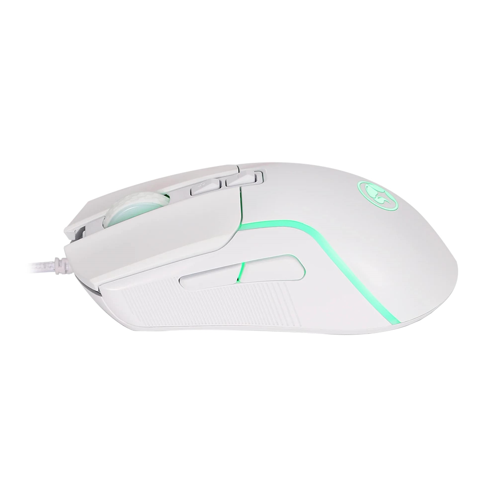 Marvo scorpion m292 capo 20 usb rgb programmable gaming mouse (white) - image 4