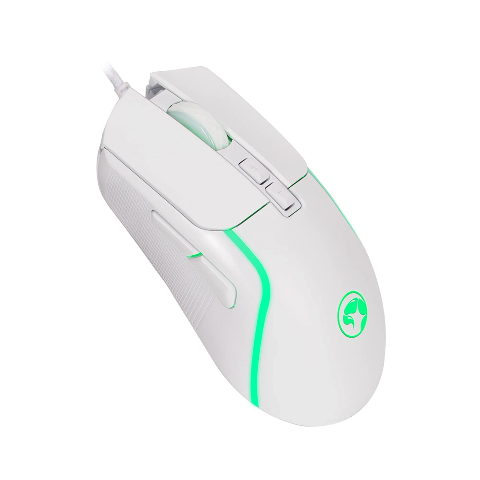 Marvo scorpion m292 capo 20 usb rgb programmable gaming mouse (white) - image 2