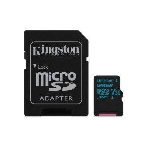 MicroSDXC 128GB - Class 10 Memory Card - with Adaptor