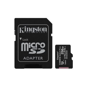 MicroSDXC 256GB - Class 10 Memory Card - with Adaptor