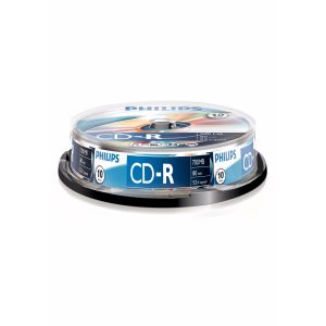 Philips 52x CD-R Branded Discs - 10 Pack