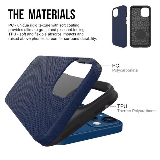 Phone case - progrip for iphone 14 plus - navy - image 4