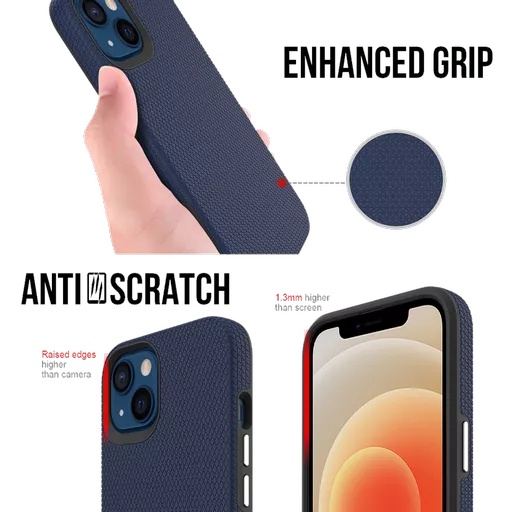 Phone case - progrip for iphone 14 plus - navy - image 6