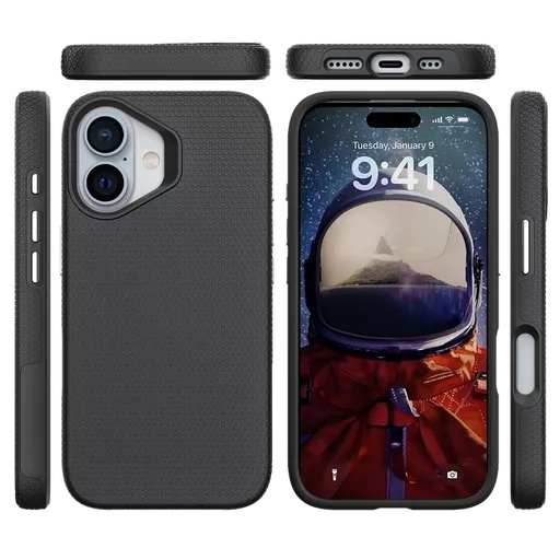 Phone case - progrip for iphone 16 plus - black - image 3