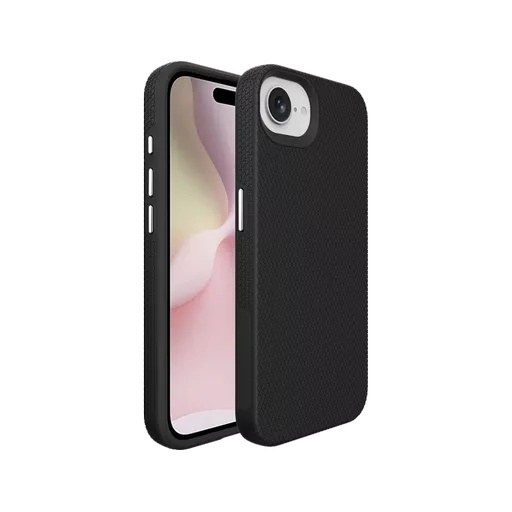 Phone case - progrip for iphone 16e - black