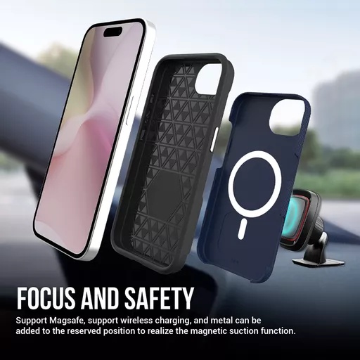 Phone case - progrip for iphone 16e - navy - image 10